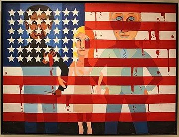 American People Series #18: The Flag Is Bleeding